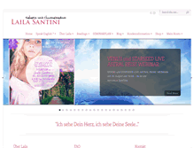 Tablet Screenshot of laila-santini.com